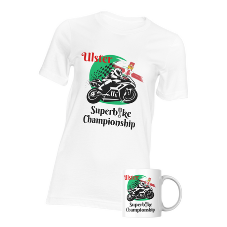 Ulster Superbike Championship merchandise T-shirt, Sweatshirts, Posters and Coffee Mug on Tostadora